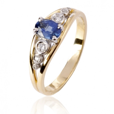 Bague saphir