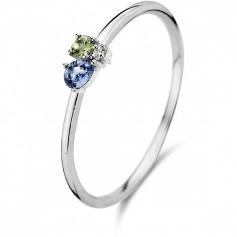 Bague Saphir et diamant