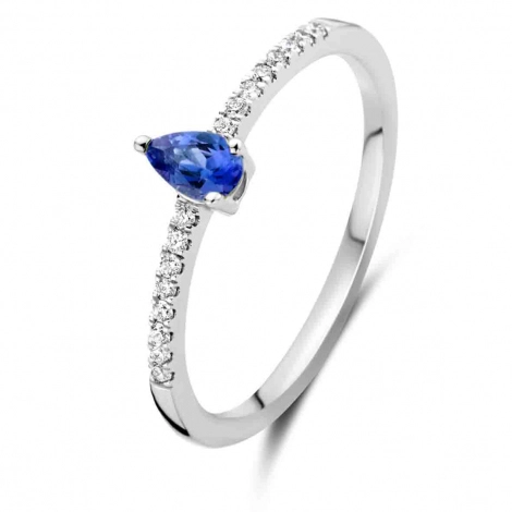 Bague Saphir et Diamants