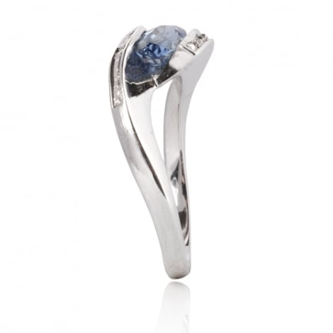 Bague saphir et diamants