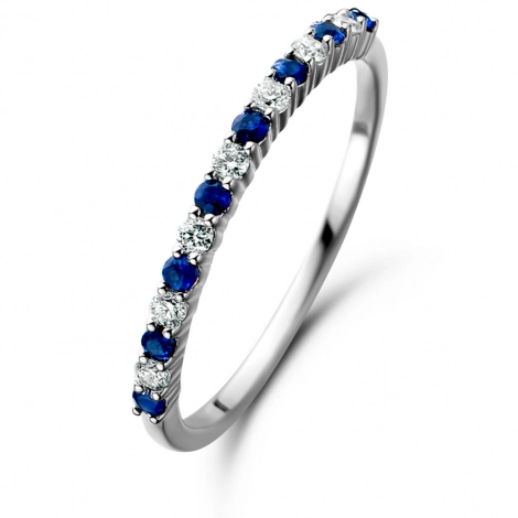 Bague Saphir et Diamants