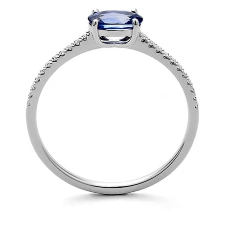 Bague Saphir et Diamants