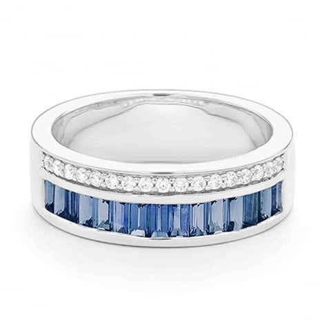 Bague Saphir et Diamants
