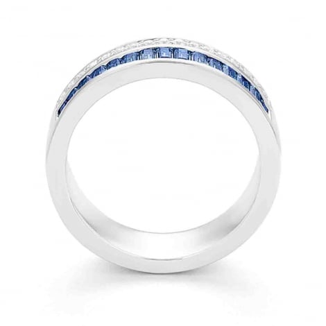 Bague Saphir et Diamants