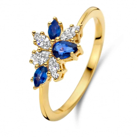 Bague Saphir et Diamants