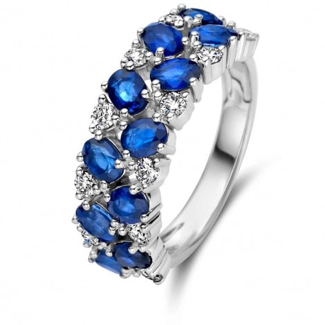 Bague Saphir et Diamants