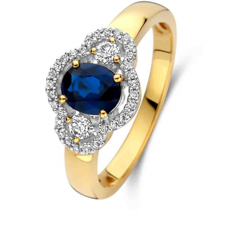 Bague Saphir et diamants à combiner