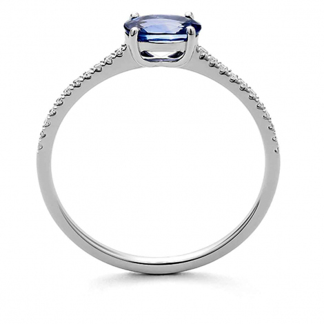 Bague Saphir et Diamants