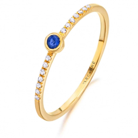 Bague Saphir et Diamants
