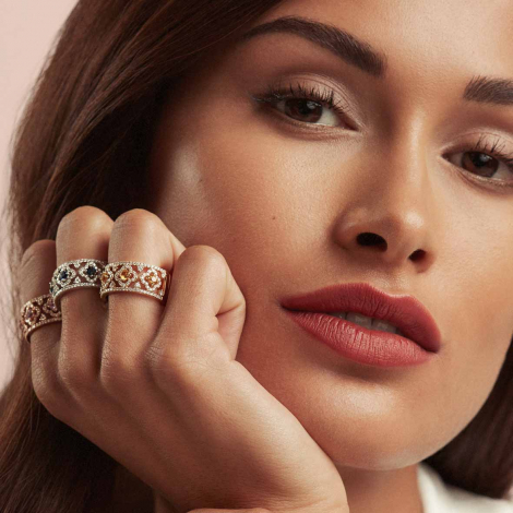 Bague saphir jaune et diamants - One More