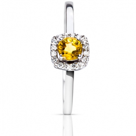 Bague Saphir Jaune One More - Salina