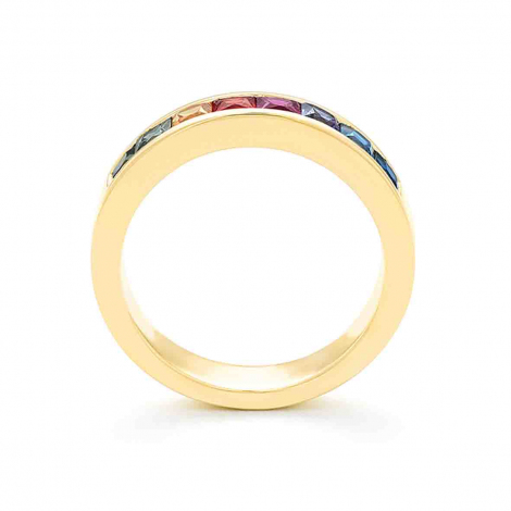 Bague Saphirs Rainbow