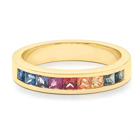 Bague Saphirs Rainbow