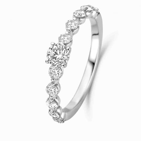 Bague solitaire Amour 0.40 ct