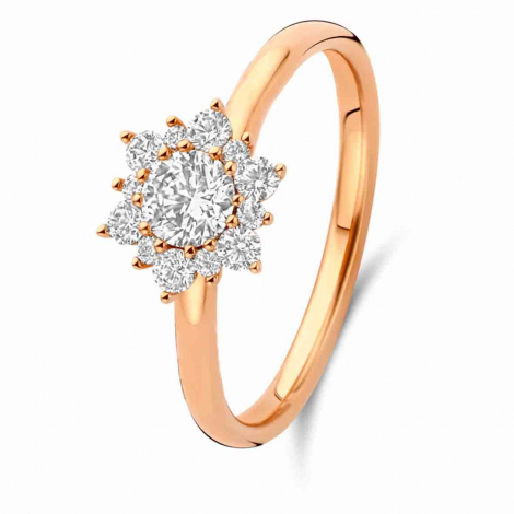 Bague solitaire Bloom -  0.40 ct Diamant de Laboratoire