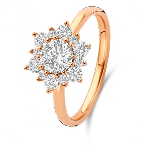Bague solitaire Bloom 0.70 ct