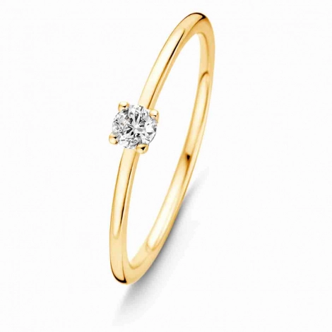 Bague Solitaire Chaton 0.09 ct