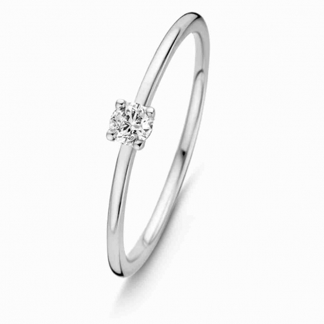 Bague Solitaire Chaton 0.09 ct