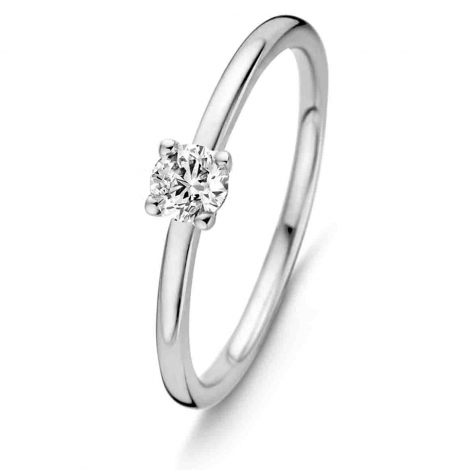 Bague Solitaire Chaton 0.26 ct 