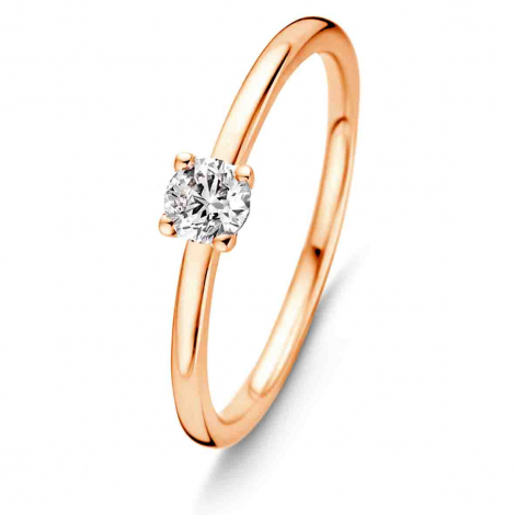 Bague Solitaire Chaton 0.26 ct 