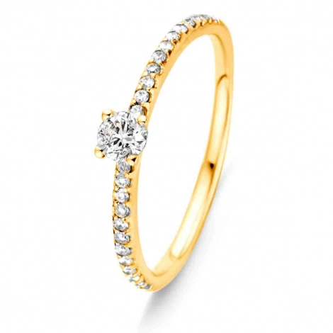 Bague solitaire Chaton Beyond - 0.08 ct
