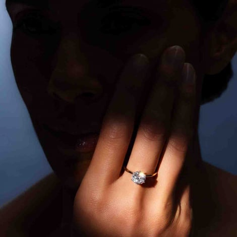 Bague solitaire Chaton Beyond - 0.08 ct