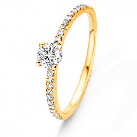 Bague solitaire chaton Beyond 0.18 ct