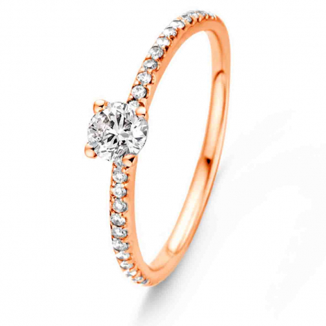 Bague solitaire chaton Beyond 0.18 ct