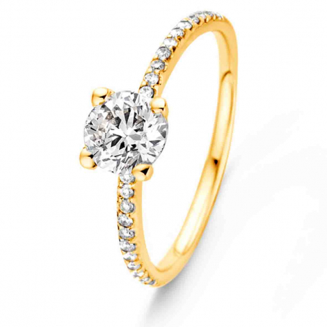 Bague solitaire Chaton beyond - 0.50 ct