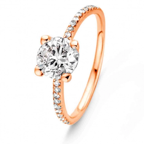Bague solitaire Chaton beyond - 0.70 ct