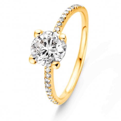Bague solitaire Chaton beyond - 0.70 ct