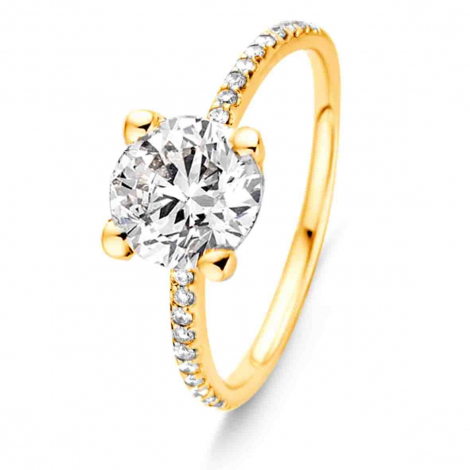 Sertissage Serti Griffe Chaton Bague Solitaire Chaton Beyond Ct