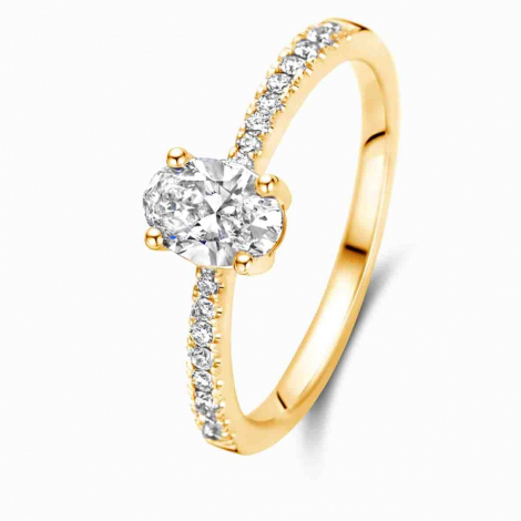 Bague solitaire Classic 0.70 ct Diamant de Laboratoire