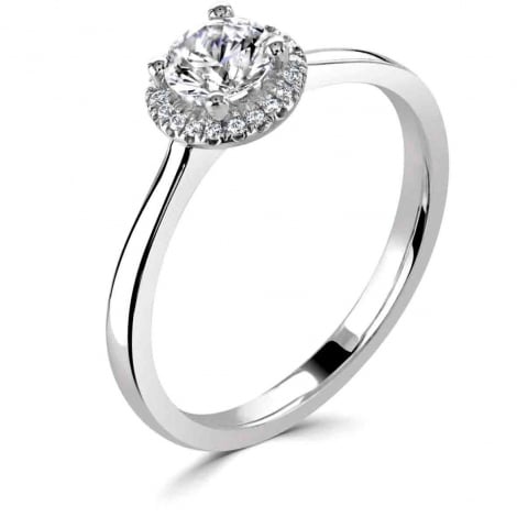 Bague solitaire - Diamant cre en Laboratoire