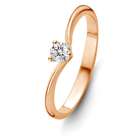 Bague Solitaire Embrace 0.14 ct