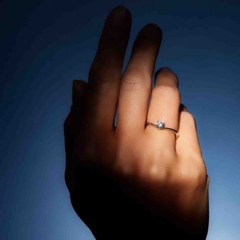 Bague Solitaire Embrace 0.40 ct