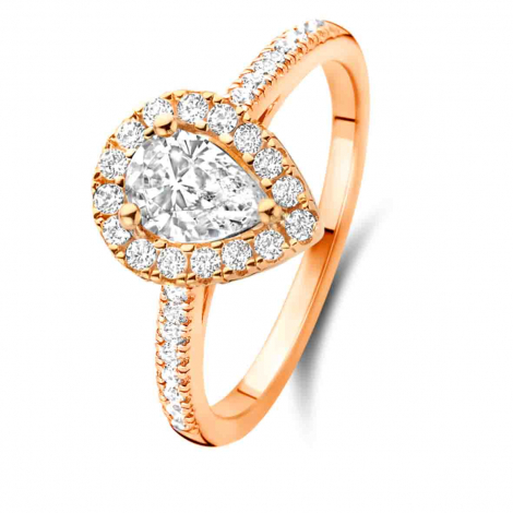 Bague solitaire Halo Beyond- 1 ct