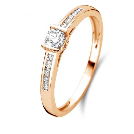 Bague Solitaire Heritage 0.16 ct- Diamant de Laboratoire