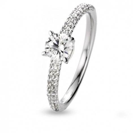Bague solitaire or 0.59 ct