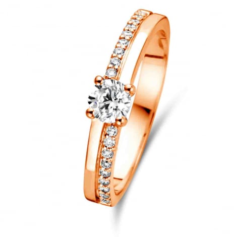 Bague solitaire Resonance 0.3 ct