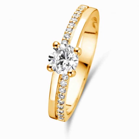 Bague solitaire Resonance 0.5 ct
