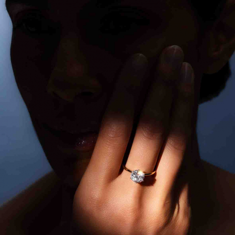 Bague solitaire signature - 0.30 carat 