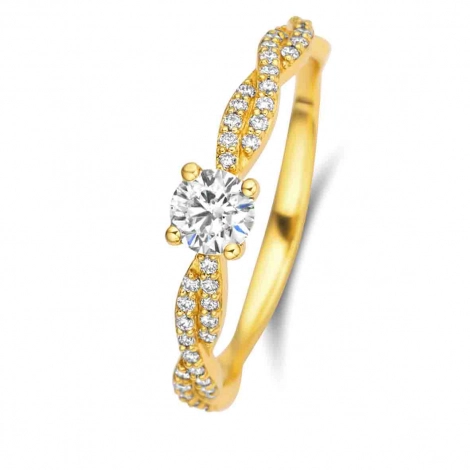 Bague Solitaire Twist 0.30 ct