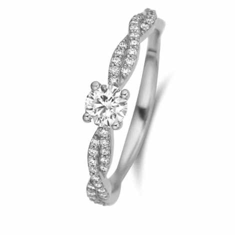 Bague Solitaire Twist 0.30 ct