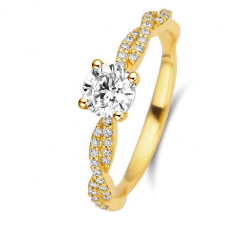 Bague Solitaire Twist 0.50 ct