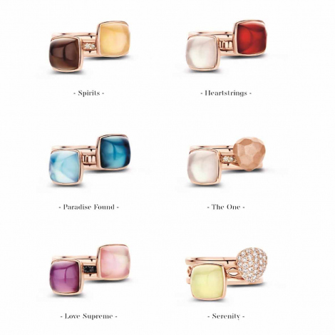 Bague Topaze Blanche sur Nacre One More -Pantelleria