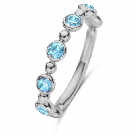 Bague topaze Swiss bleu - One More