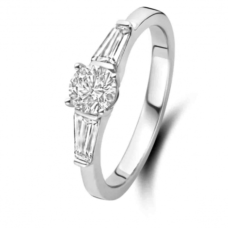 Bague Trilogie Art Deco 0.40 ct