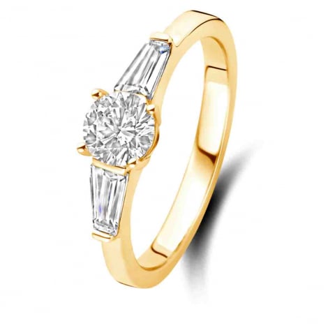 Bague Trilogie Art Deco 0.50 ct