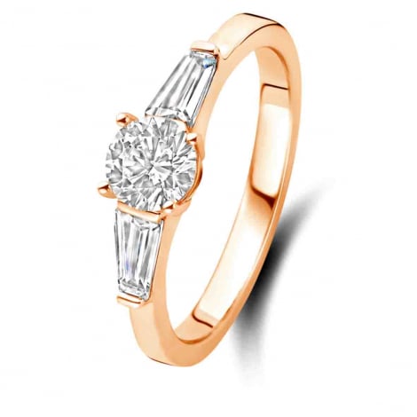 Bague Trilogie Art Deco 0.50 ct